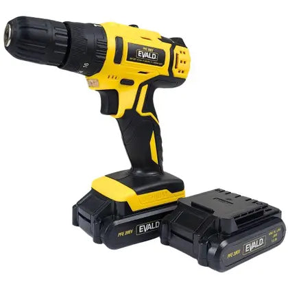 20V Cordless Impact Drill and Screwdriver PFE-20EV with Case, 2 Batteries and Kit