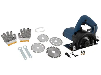 Electric Marble Saw, 110mm, 1300W, 1200 RPM, 8 Pieces